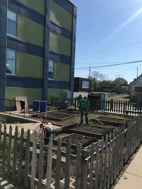 Gardening Volunteer Sense Charter School