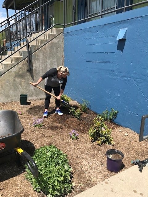 Gardening Volunteer Sense Charter School