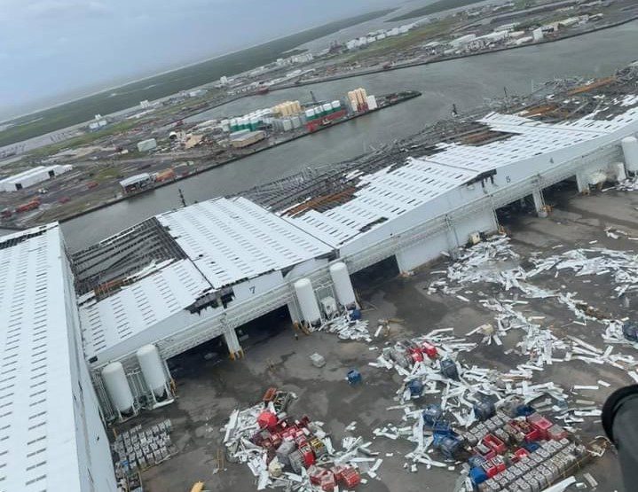 After Hurricane Ida Port Fourchon Office Rebuilds